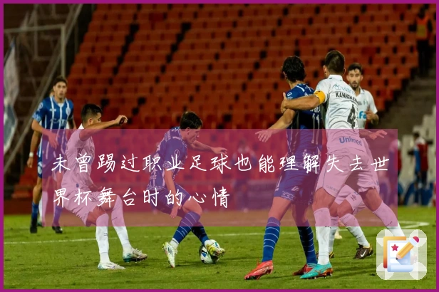 未曾踢过职业足球也能理解失去世界杯舞台时的心情