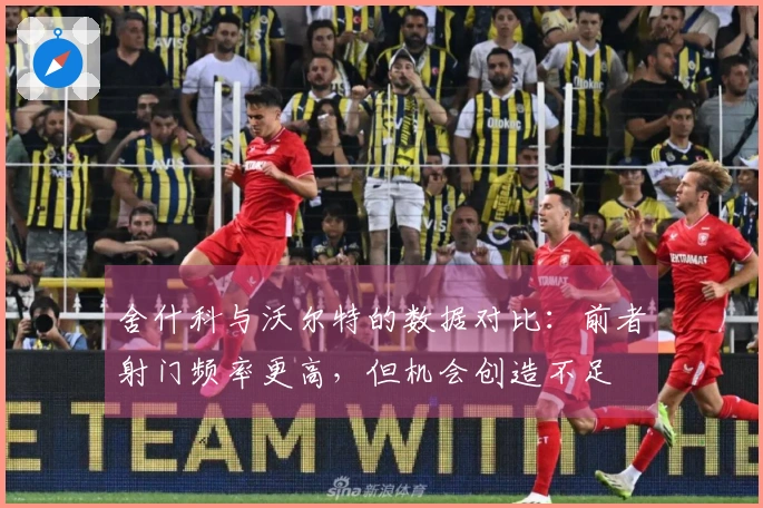 舍什科与沃尔特的数据对比：前者射门频率更高，但机会创造不足
